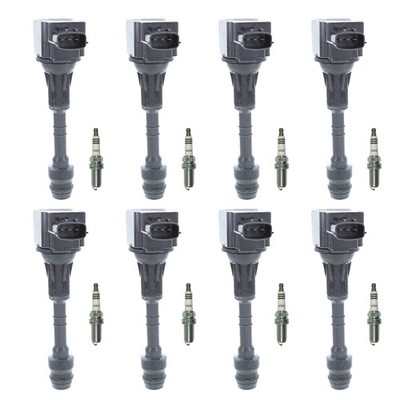 Denso 8 Ignition Coil 8 NGK Iridium Spark Plugs Kit For Armada Pathfinder 5.6 V8