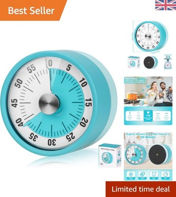 Lauter 72dB Küchentimer - 60 Minuten visueller Countdown mit umweltfreundlichem Design