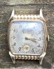 Bulova Excellency Cal. 10 BH Men’s Watch 10k Gold Filled Rectangle Fancy Case