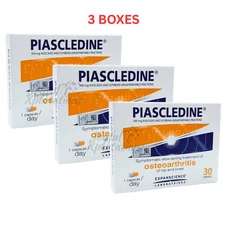 3 X Piascledine 300mg Anti-rheumatic Osteoarthritis Joint-Pains 30 Capsules