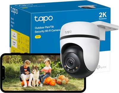 Tapo TC41 2K Schwenk/Neige Outdoor Überwachungskamera, WiFi Kamera, 360° Smart Person