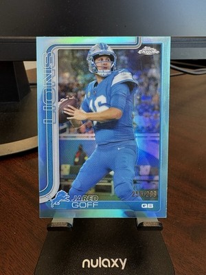 2025 Topps Chrome - Jared Goff #102 Teal Refractor /299