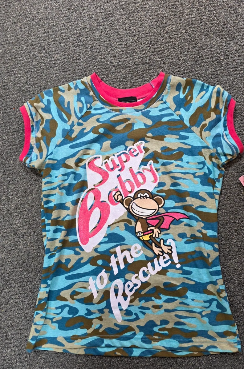Bobby Jack Girls Blue 100% Cotton Tops, Shirts & T-Shirts for