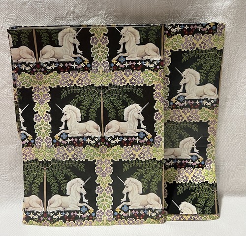 1981-82 Sunrise Publications Fine Wrapping Paper-Santa/Unicorns/Dinosaurs - Picture 7 of 9