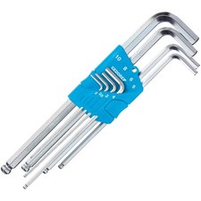 Image of Gedore H 42 KEL-88 Hexagon Allen Key Set In Holder 8 pcs 2-10 mm