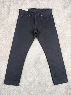 Polo Ralph Lauren Sullivan Slim Schwarz Jeans W32 L27 Herren Stretch Denim