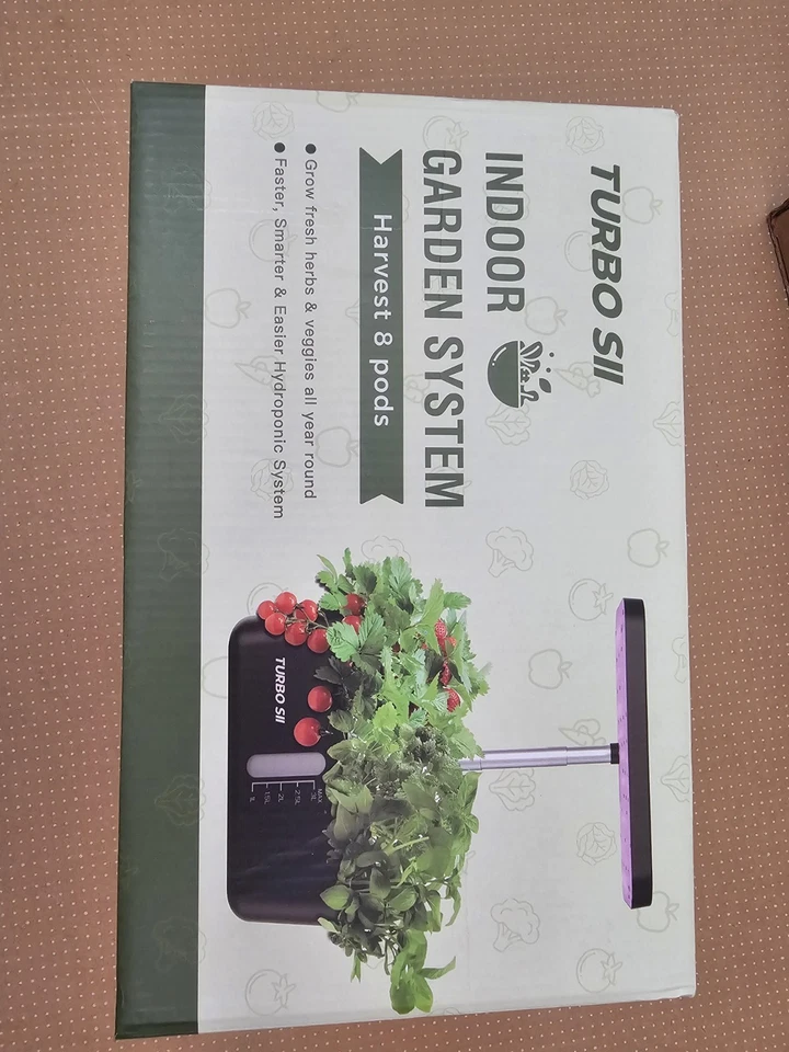 Hydroponics Growing System TURBO SII 8 Pods Indoor Herb Garden with LED Grow - Image 4 of 4