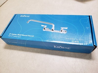 Krowne Silver Series 8 Center Wall Mount Faucet 12-812L