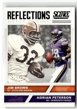 2017 Score #6 Adrian Peterson / Jim Brown Reflections