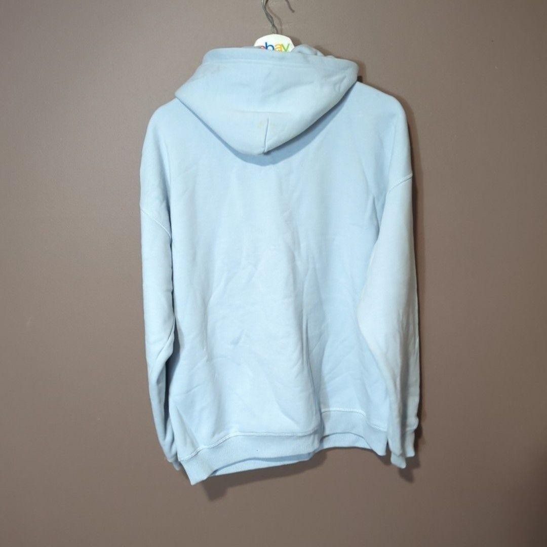 P.E Nation Hoodie Womens XS Blue Pullover Fleece Embossed Logo Kangaroo Pocket image 5