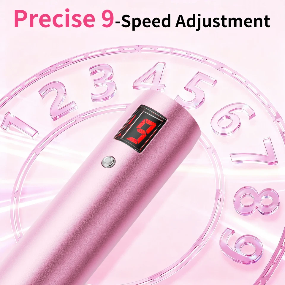 Herramienta de cuidado de la piel de belleza de 9 velocidades para mejorar la textura de la piel, acné, líneas finas Foto 3 de 4