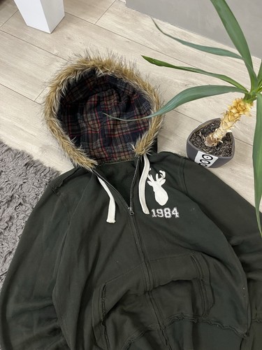 π₯00βs LGB If Six Was Nine Vibe Faux Fur Zip Hoodie Japanese Jacket Gothic Y2K - Picture 2 of 8