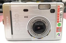PENTAX Optio S40 4MP Digital Camera 3x Optical Zoom Silver Used
