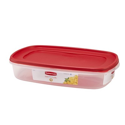 Rubbermaid Easy Find Lids 1.5 Gallon Food Storage Container Red