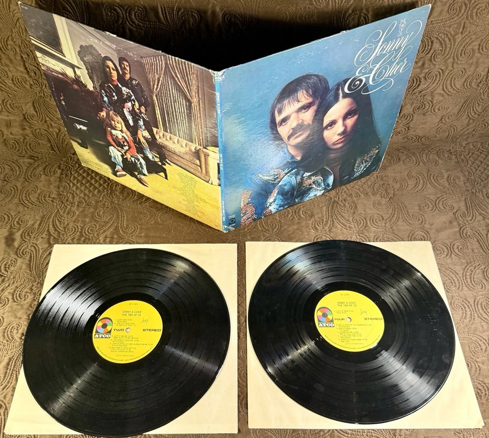Sonny & Cher – The Two of Us (VG/VG) ATCO SD 2-804 Vinyl Record 2 LP - Image 2 of 4