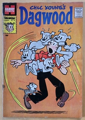 Chic Young's Dagwood Comics #92 VG+ (4.5) Harvey Publications, 8/58