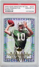 2000 Edge Masters Retail Chad Pennington PSA 10 JETS ! RC