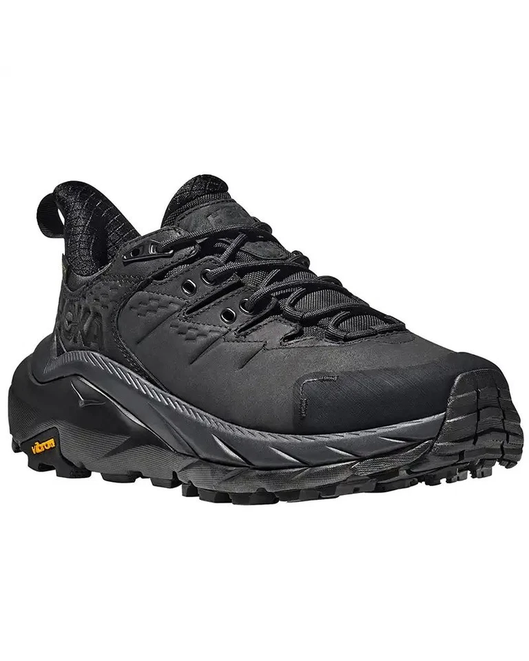 - Hoka One One Kaha 2 Low GTX Gore-Tex Scarpe Hiking Uomo, Black/Black (Nabuk)