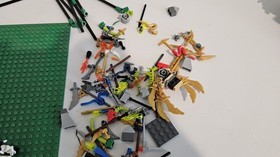 Lego Ninjago Minifig Lot NRG Cole, Zane, Kai, 9572, 9590, 9591, 9573, 9566, 9552