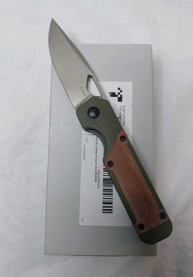 Kizer Mini Militaw Pocket Knife 2.82'' Nitro V Steel Blade Folding Knife Green 