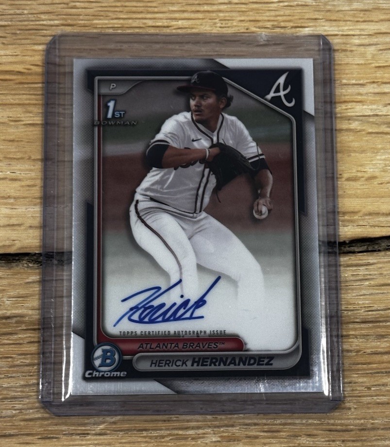 2024 Bowman Draft - Chrome Prospect Autographs #CPA-HH Herick Hernandez