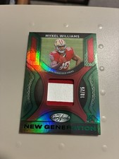 MYKEL WILLIAMS 10/25 2025 ROOKIE Certified New Generation Jerseys Mirror Purple