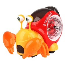 Crawling Crab Baby Toys With Music Light Up Interactive Musical Moving Toys