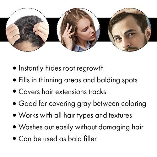 Jerome Russell Spray-on Color Dark Brown Hair Thickener, For Fine and Thinning - Image 4 of 4