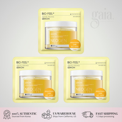 NEOGEN Dermalogy Bio-Peel Gauze Peeling Lemon 3pcs Exfoliating Pads