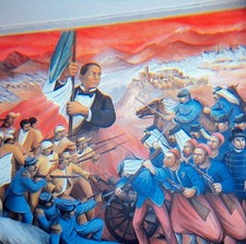 Art Print Mural Battle Of Pueblaap605 35mm Vintage Photo Slide P4. Art Print Mural Battle Of Pueblaap605 35mm Vintage Photo Slide P4.