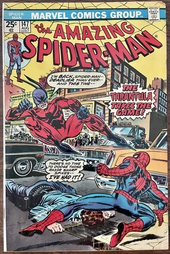 Amazing Spider-Man #147 (1975) | 9.2 NM– | Tarantula Appearance - MVS Intact