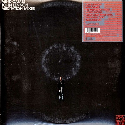 John Lennon - Mind Games Meditation Mix Crystal Clear Vinyl  (2024 - Original)