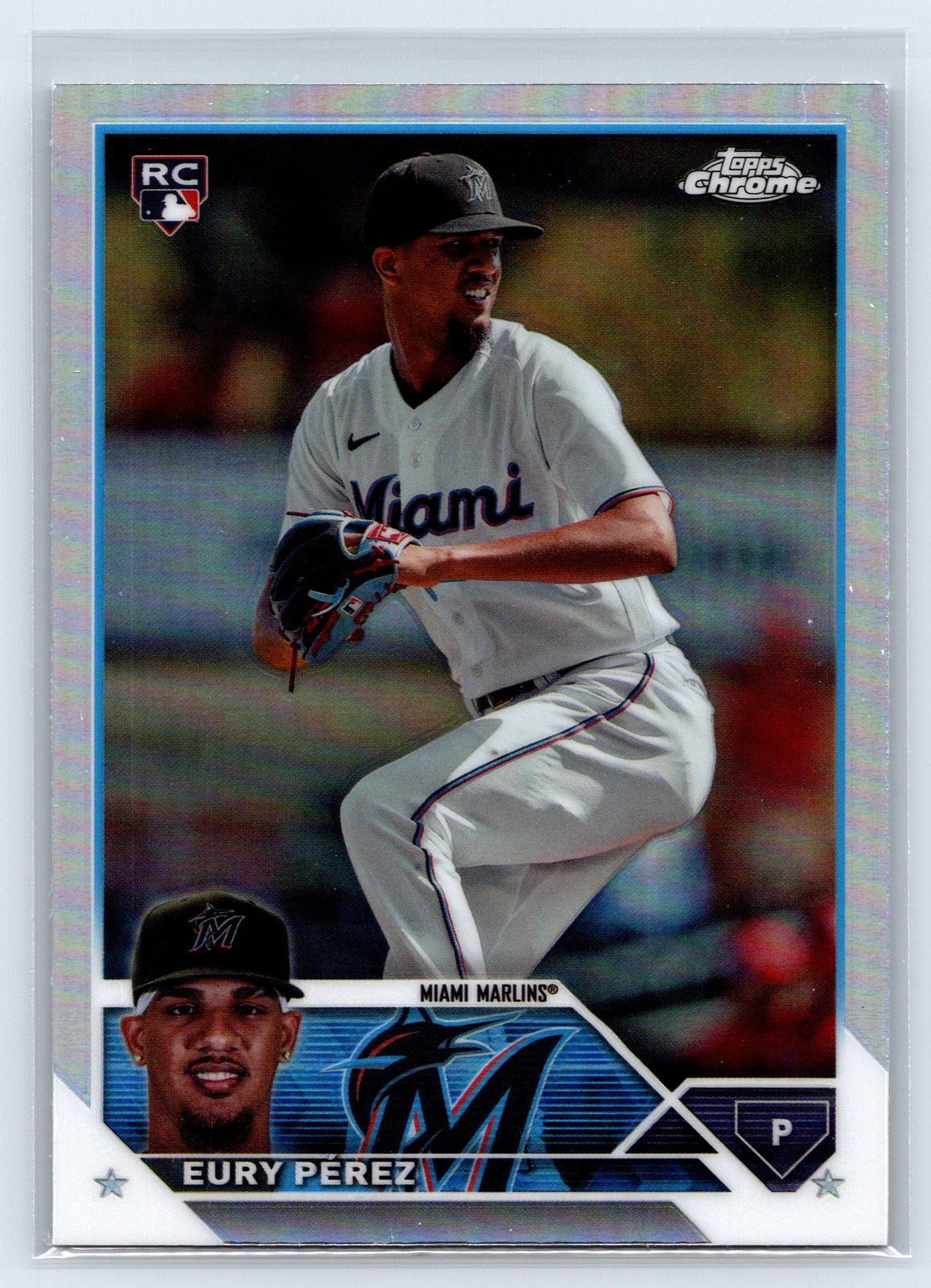 2023 Topps Update Eury Pérez #US139 RC Rookie Miami Marlins