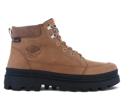 Palladium Troopercuff WP+ - Herren Winter Stiefel Boots Leder Braun 09545-254-M - Bild 1 von 4