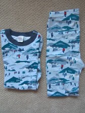 HANNA ANDERSSON KIDS GIRL BOY LONG SLEEVE PAJAMA 12 150 UNISEX HOCKEY