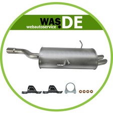 Endschalldämpfer BMW 3er (E46) 320 i, 323 i, 328 i Endtopf Auspuff mit Anbausatz