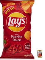 Lay's Paprika Dolce Chips 12X133G +Polpa