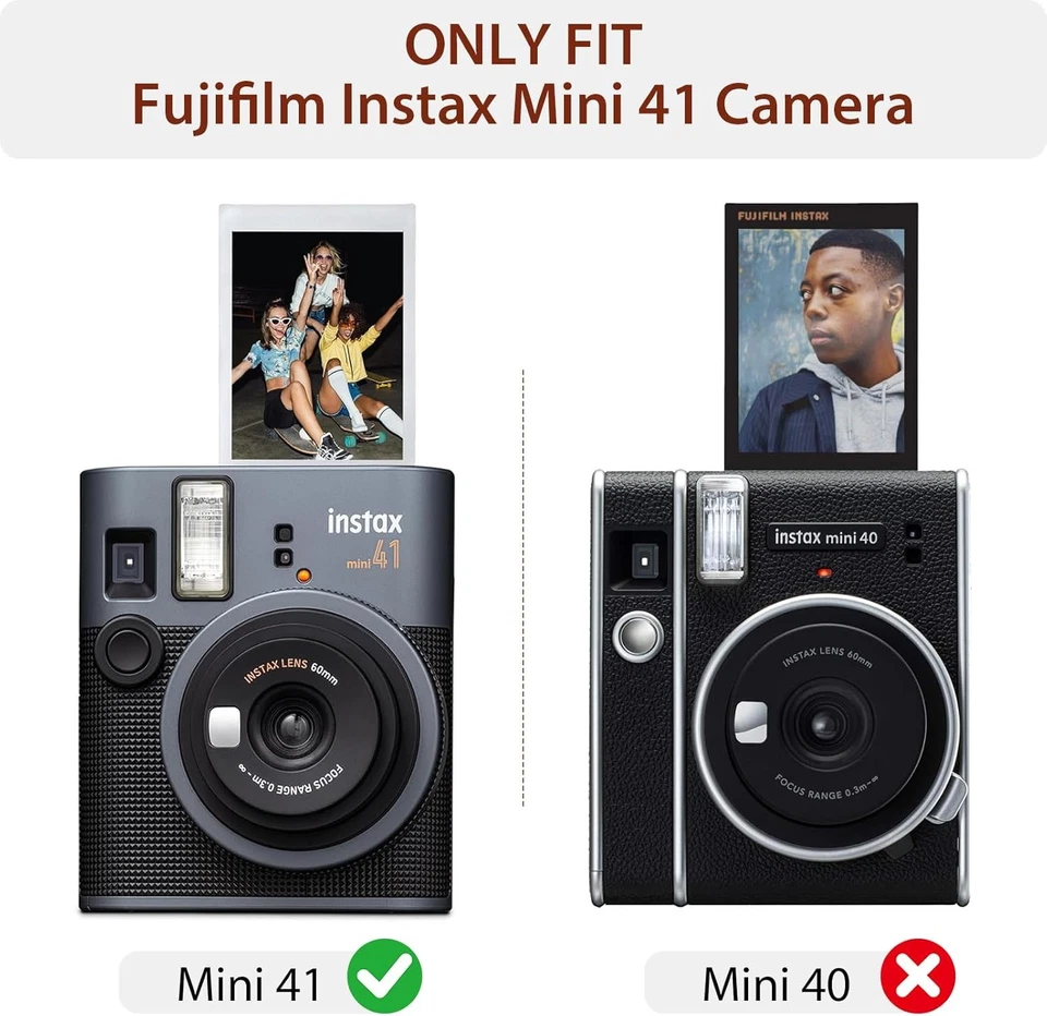 Protective Case for Fujifilm Instax Mini 41 Instant Camera Bag Cover with Strap - Image 3 of 4