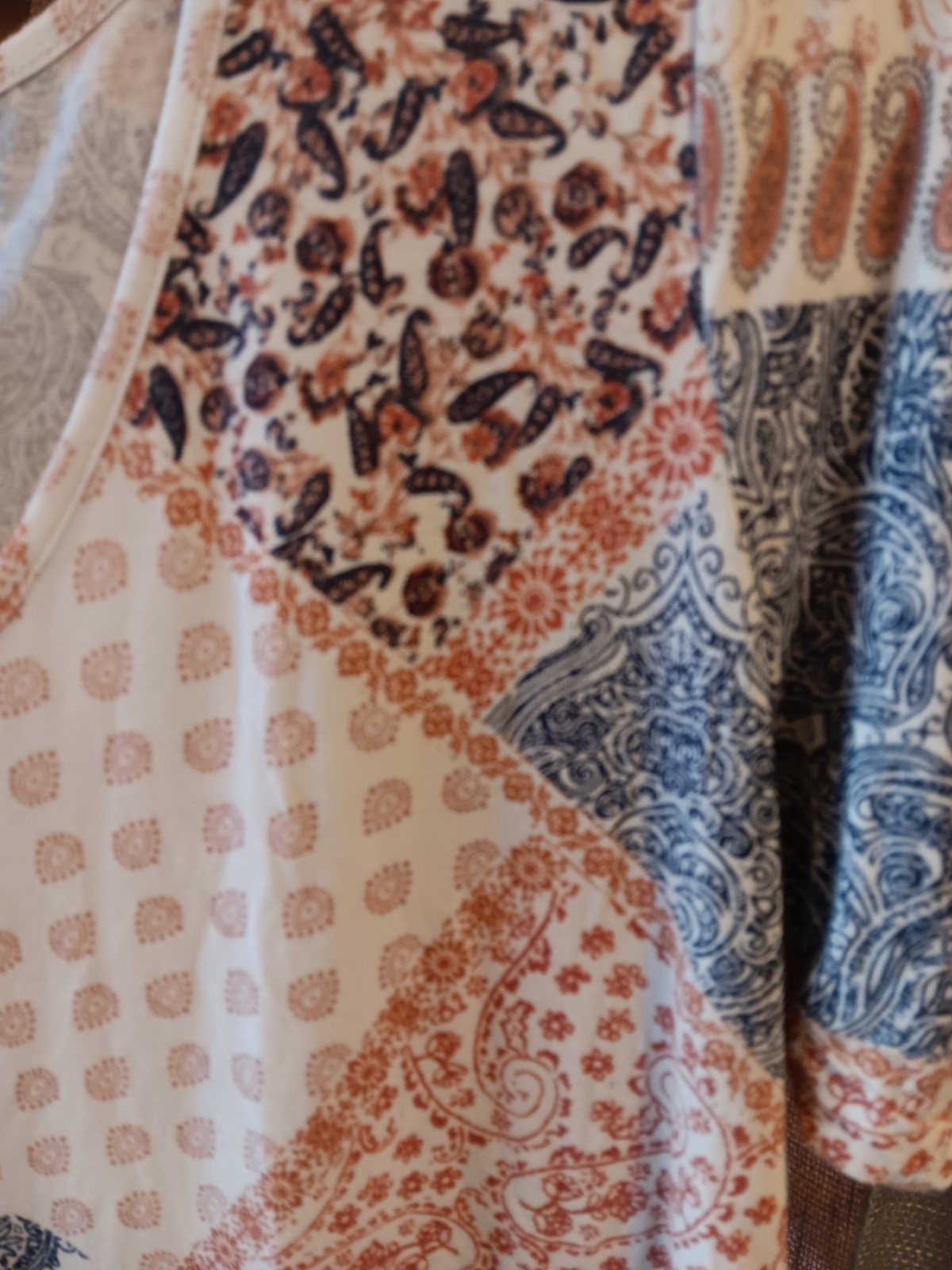 Patchwork Boho Top - image 3