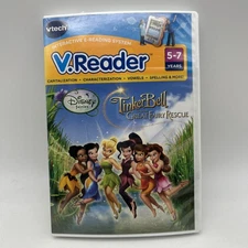 TinkerBell and the Great Fairy Rescue VReader Vtech New Sealed