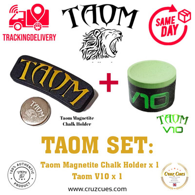 100 % BRANDNEU Single V10 TAOM Kreide grün x 1 + TAOM MAGNETIT KREIDEHALTER x 1