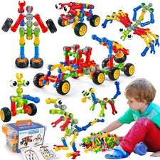 Qirptey Kids Stem Building Toys For 3 4 5 6 7 8 Year Old Boy Girl Birthday Gift
