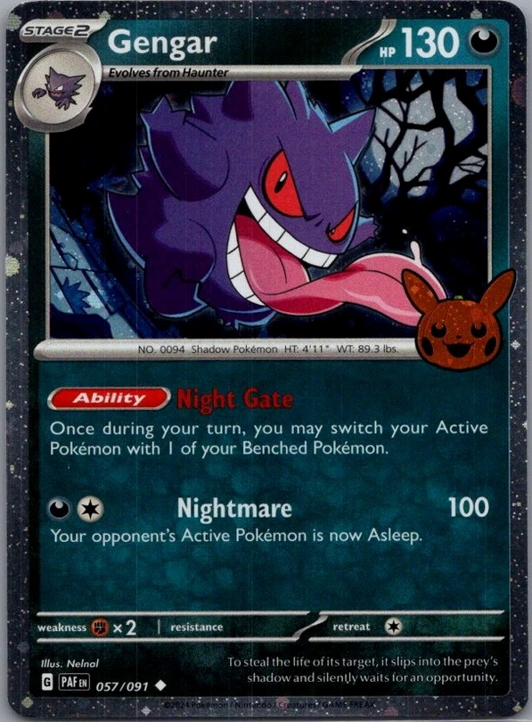 Gengar 057/091 Trick or Trade Booster Bundle 2024 for sale | eBay