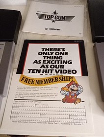 Nintendo NES PAL TOP GUN AND SECOND MISSION BOXED VGC