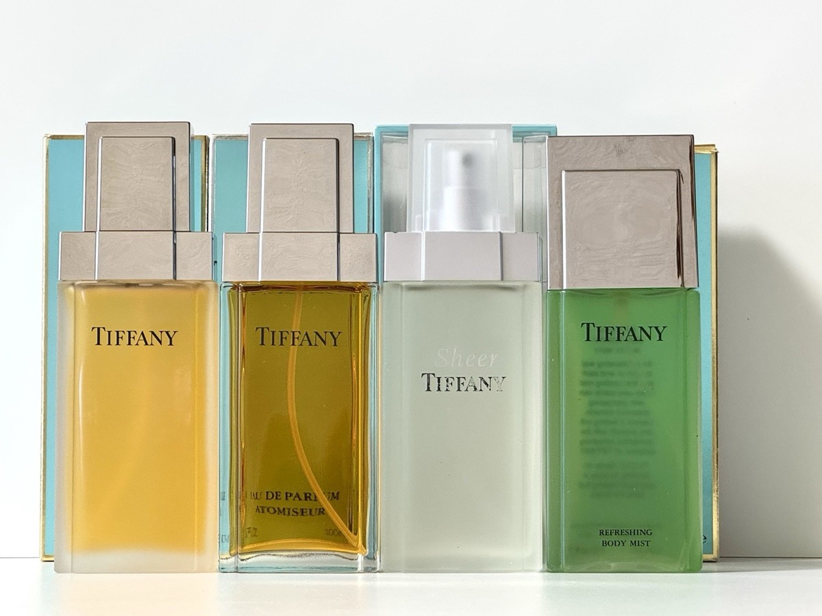 Set of 4 Tiffany Sheet Tiffany 100ml EDP & EDT 150ml Spa