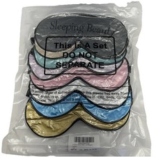 Sleep Masks - 8 Pack, NEW Soft, Adjustable, Great for Parties Or Sleepovers