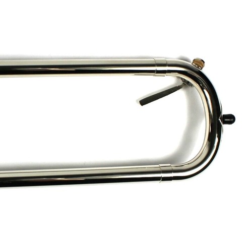 Brand New Eb Alto Trombone w/ Case and Mouthpiece- Nickel Plated Finish - Picture 7 of 9