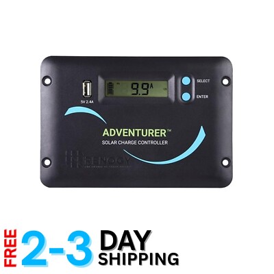 Versatile 30A Solar Charge Controller - Supports Sealed, Gel, Lithium Batteries
