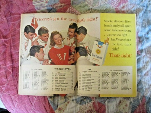 1962 USC WASHINGTON PROGRAM College Football TROJANS NATIONAL CHAMPIONS! AD - Picture 3 of 3