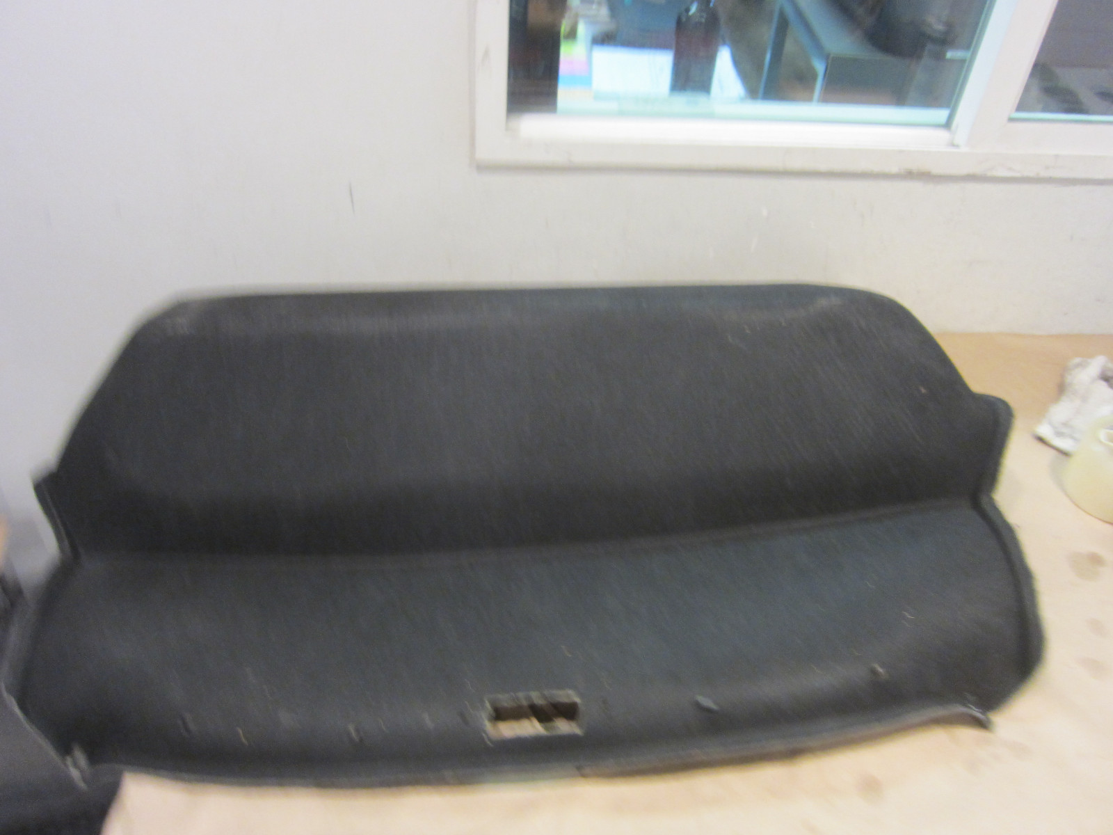Maserati 4200 Spyder - Rear Trunk Seat Back Carpet Panel - Grey - P/N 66739800
